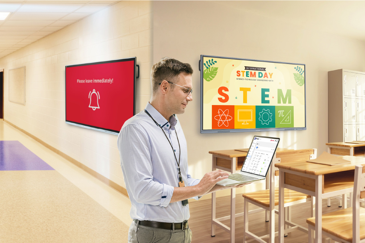 5 Ứng dụng của màn hình hiển thị trong khuôn viên trường học